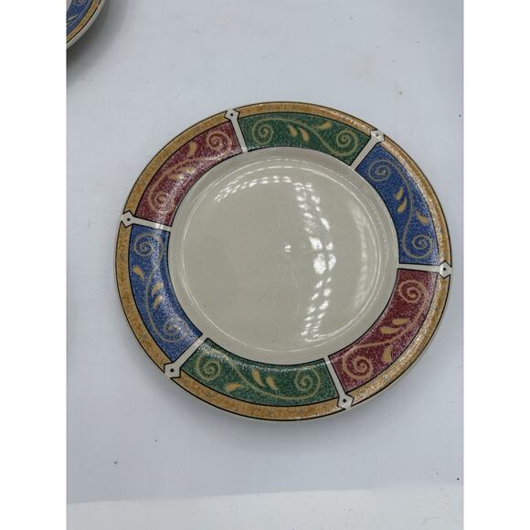 Oneida Sakura Salad Plates Majesticware Persia 7.5” Lot Set of 4 Sue Zipkin Vtg - Picture 6 of 11